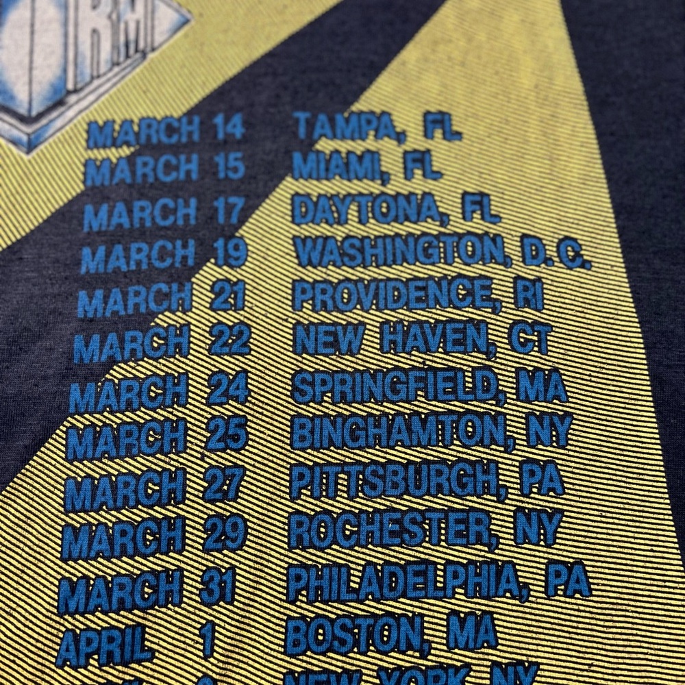 Vintage 80s Jimmy Page The Firm Tour T-Shirt - Picture 13 of 16